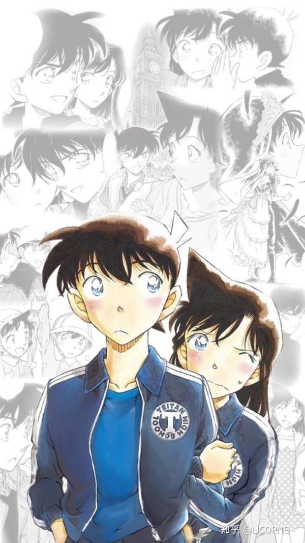 小兰新一在一起了,有什么感想?