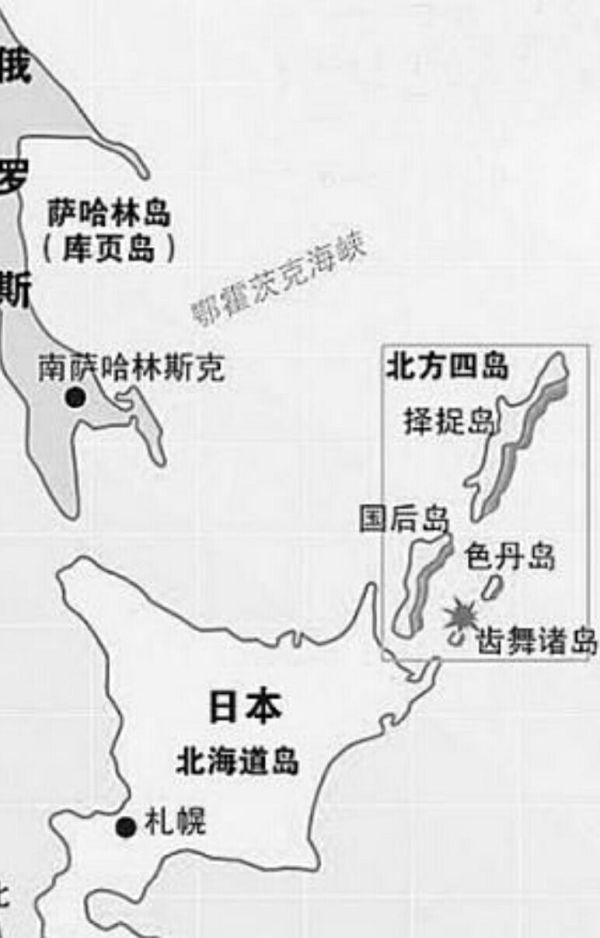 萨哈林岛地图位置图片