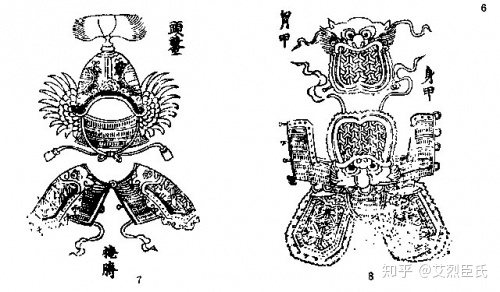 宋《武经总要》中的甲胄绘制图