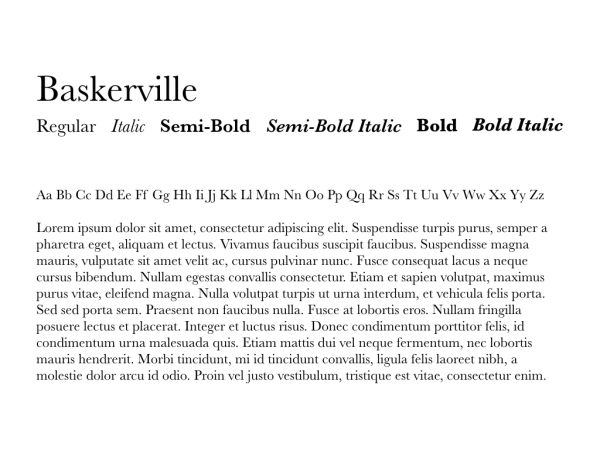 有哪些值得推荐的英文字体