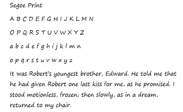 有什么好看又适合日常书写的英文书体?